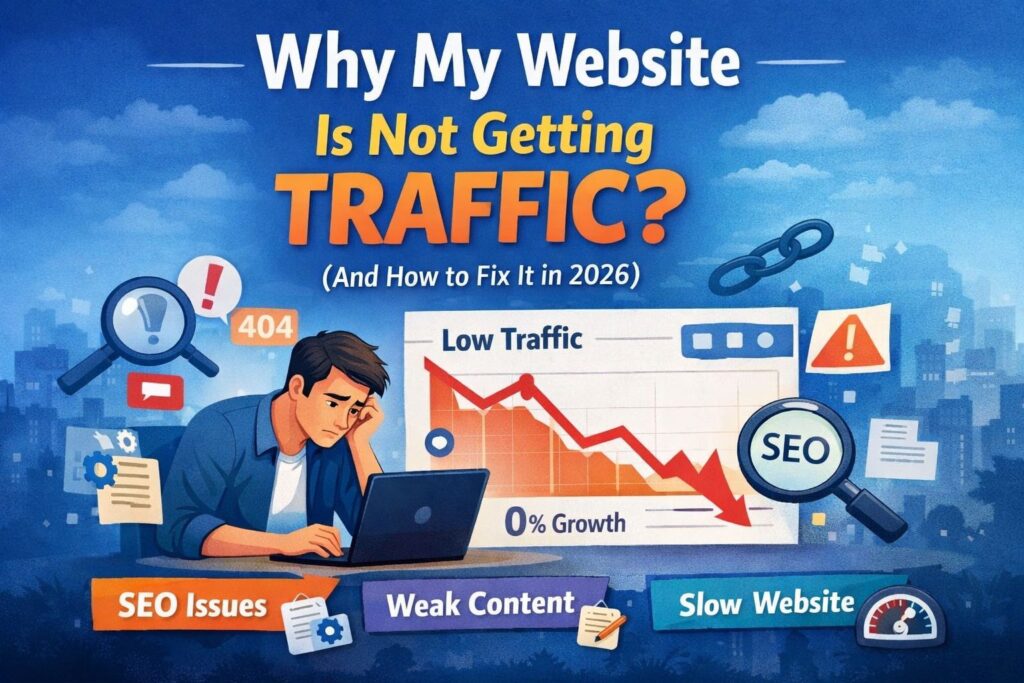 SEO problems affecting website traffic